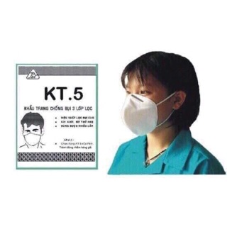 Sét 20 khẩu trang kháng khuẩn kt5 có 3 lớp