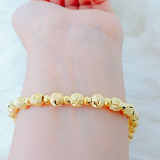 lắc tay bi bạc xi vàng