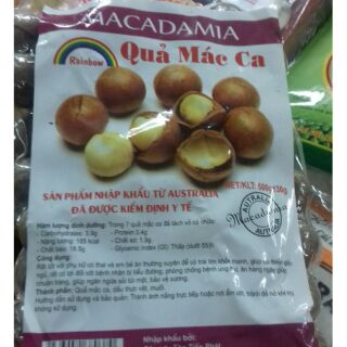 Quả mác ca 500g+30g nứt vỏ tự nhiên