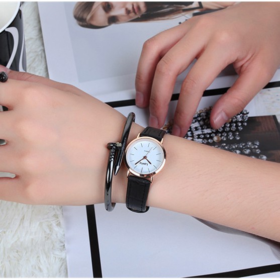 Đồng hồ thời trang nữ Lewi's dây da cực đẹp, mặt mỏng sang trọng | BigBuy360 - bigbuy360.vn