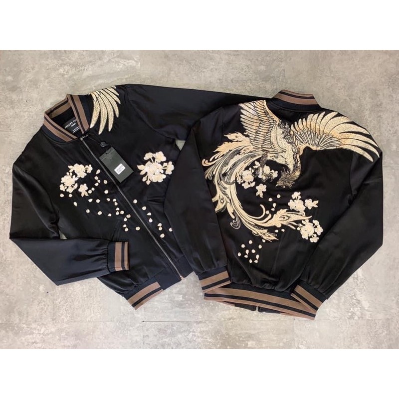 ÁO KHOÁC THÊU PHƯỢNG CAO CẤP- ÁO KHOÁC NAM SPF.