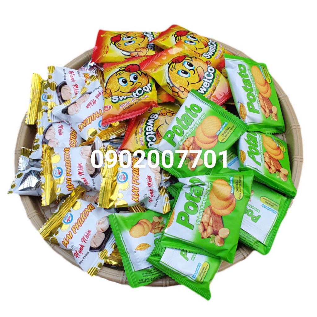1 Kg Bánh quy mix vị Thơm Ngon
