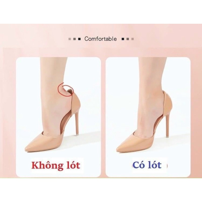 Miếng dán gót giày cao gót chống rộng, rớt gót, miếng dán gót giày chống đau chân