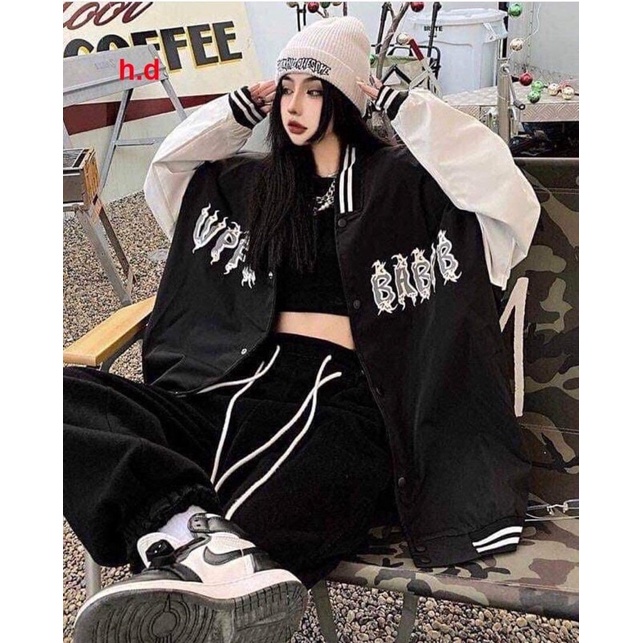 Áo khoác bomber Jacket nam nữ BaBy Hàng loại 1 cá tính Trend 2022 phong cách Hàn QuốcChất nỉ vs gió chống nắng