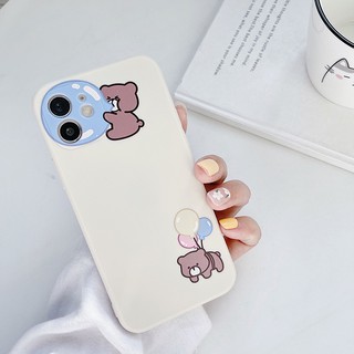 Ốp Lưng Silicon đủ dòng Màu Bảo Vệ CAMERA Rabbit X bear