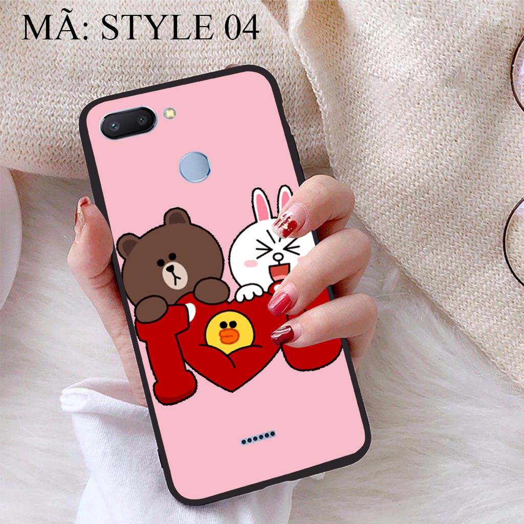 Ốp lưng Xiaomi Redmi 6 viền dẻo TPU BST Phong cách