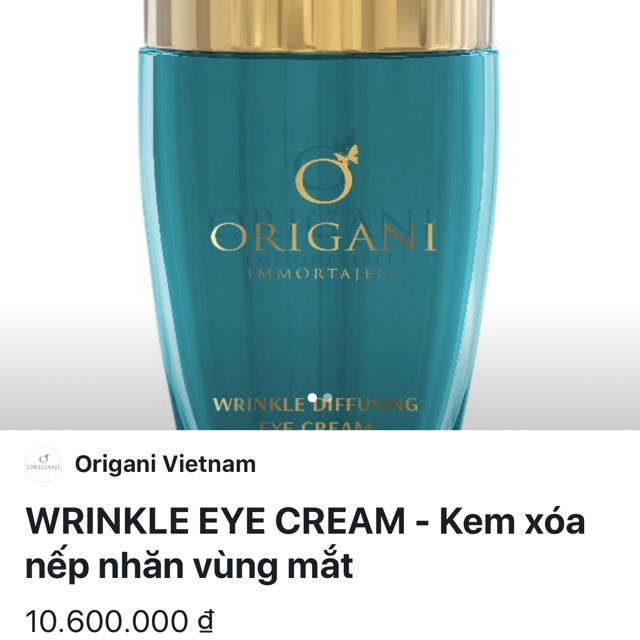 Kem xoá nhăn vùng mắt ORIGANI ( c nhi ngoc le)