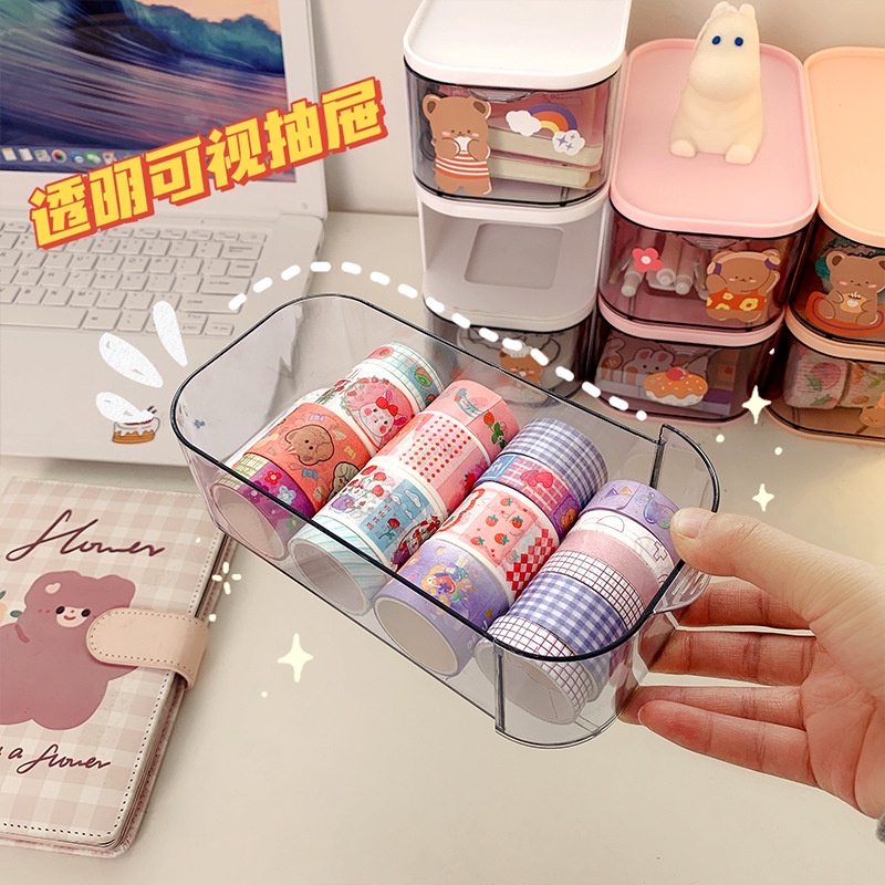 Hộp Nhựa Đựng Đồ Có Ngăn Kéo Trong Suốt, Có Thể Xếp Chồng Lên Nhau