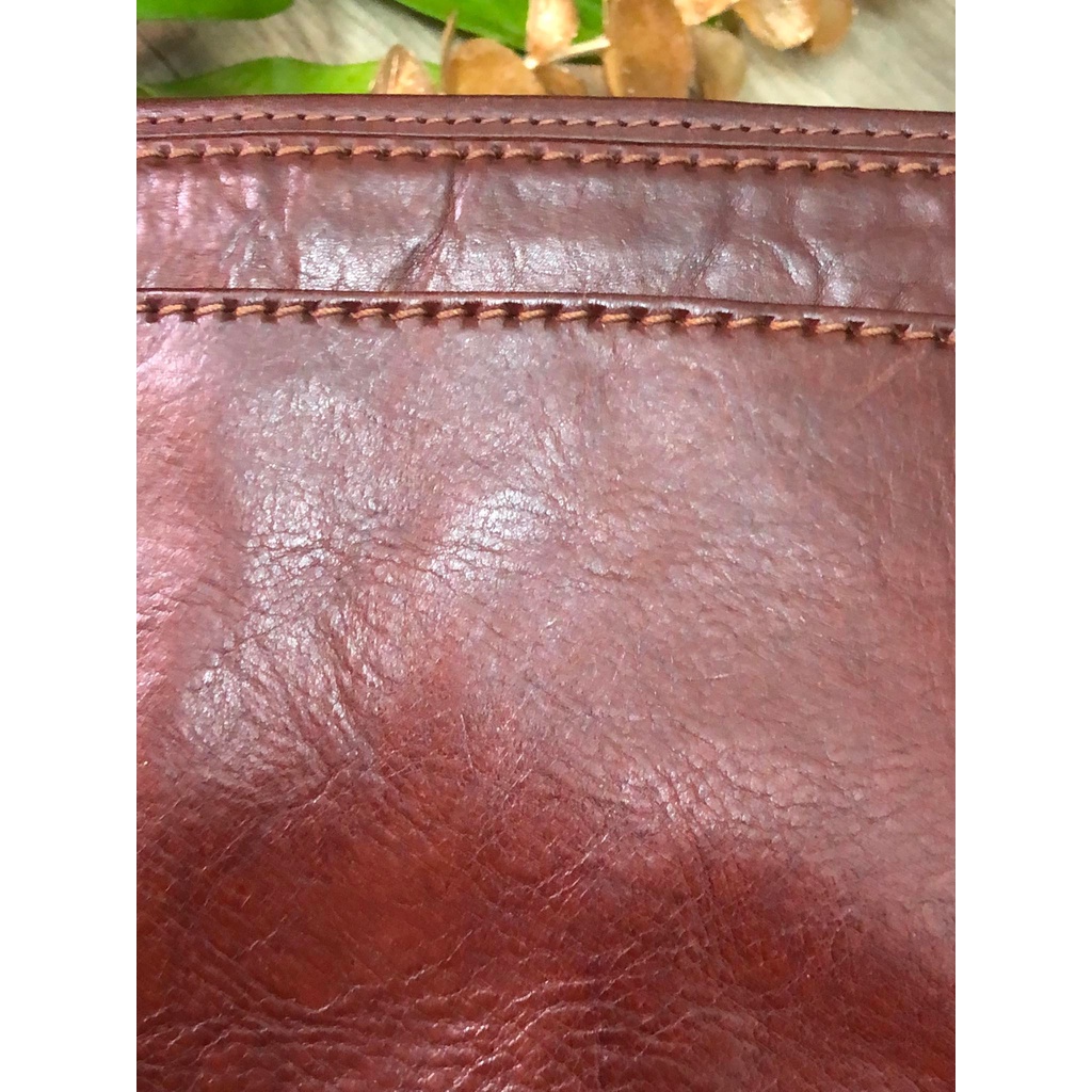 Thanh lý clutch nam hiệu Rinbow Duck da mộc chỉ nổi