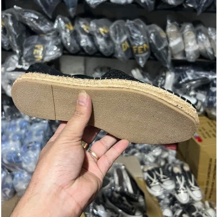 Sandal đế cói ZARA Authentic dây dan chắc chắn trẻ trung dễ phối đồ