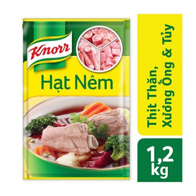 Hạt nêm Knorr Từ Thịt Thăn, Xương Ống & Tủy 1.2kg