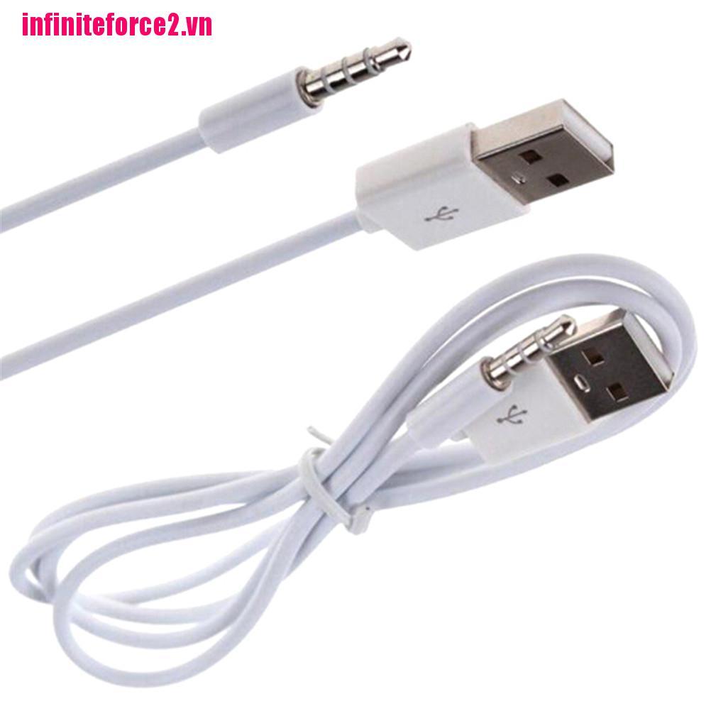Cáp Chuyển Đổi Âm Thanh 3.3f 3.5mm Aux Sang Usb 2.0 Chuyên Dụng