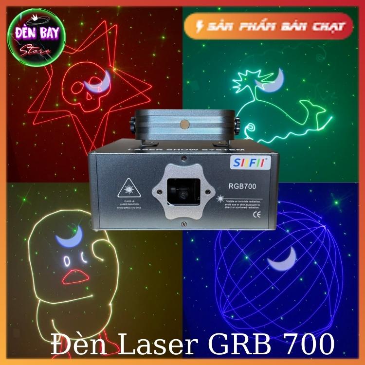 Đèn Laser RGB 700 Công Nghệ 3D, Quét tia, Chiếu hình, Hoạt hình Nhiều Màu Dùng Cho Phòng Karaoke, Sân Khấu