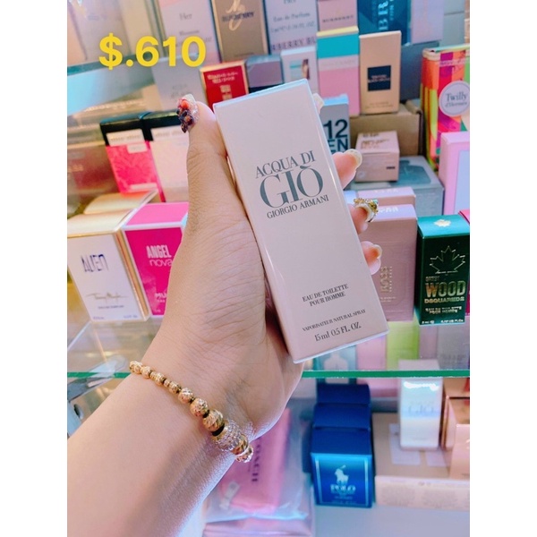- Nước hoa Nam Giorgio Armani Acqua Di Gio Pour Homme EDT 15ml chai xịt