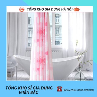 Rèm Cửa Nhà Tắm Họa Tiết Bắt Mắt 1,8x1,8m tổng kho sỉ gia dụng 88