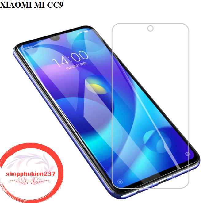Kính Cường Lực Xiaomi Mi CC9 , Mi CC9e Kính Trong Suốt 9H Không Full Màn