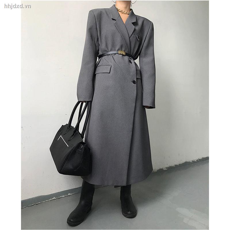 Áo Khoác Dáng Dài Rộng Thời Trang Mùa Thu Hàn Quốc Mới Dành Cho Nữ 2021 | BigBuy360 - bigbuy360.vn