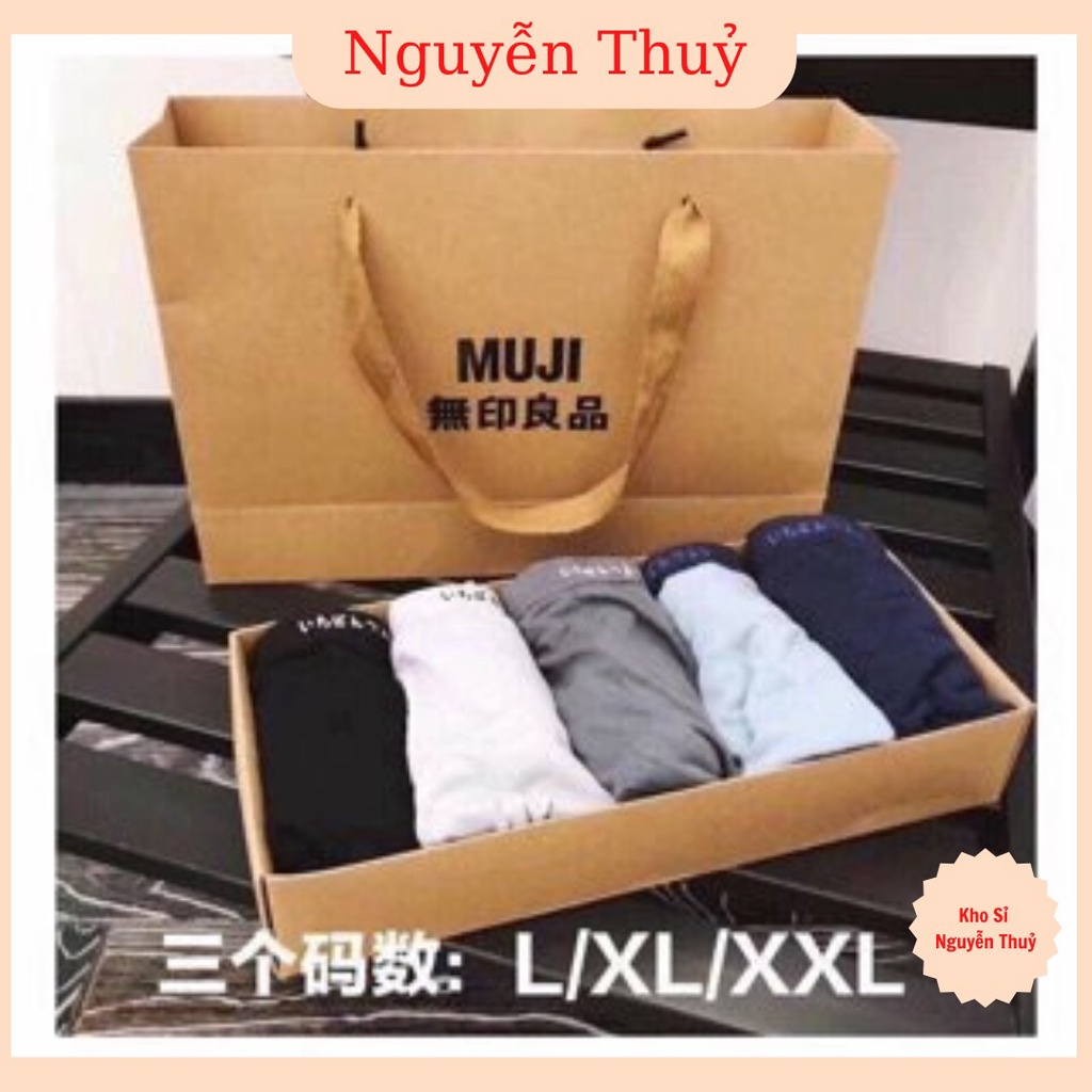 Hộp 5 Quần Sịp Đùi Cotton Cao Cấp Xuất Nhật có bán sỉ