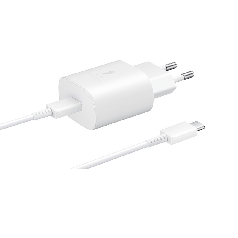 Bộ sạc cáp siêu nhanh 25W EP-TA800 cho điện thoại Galaxy ZFold, Zflip, S20, S21, S22, Note 10, Note 20.