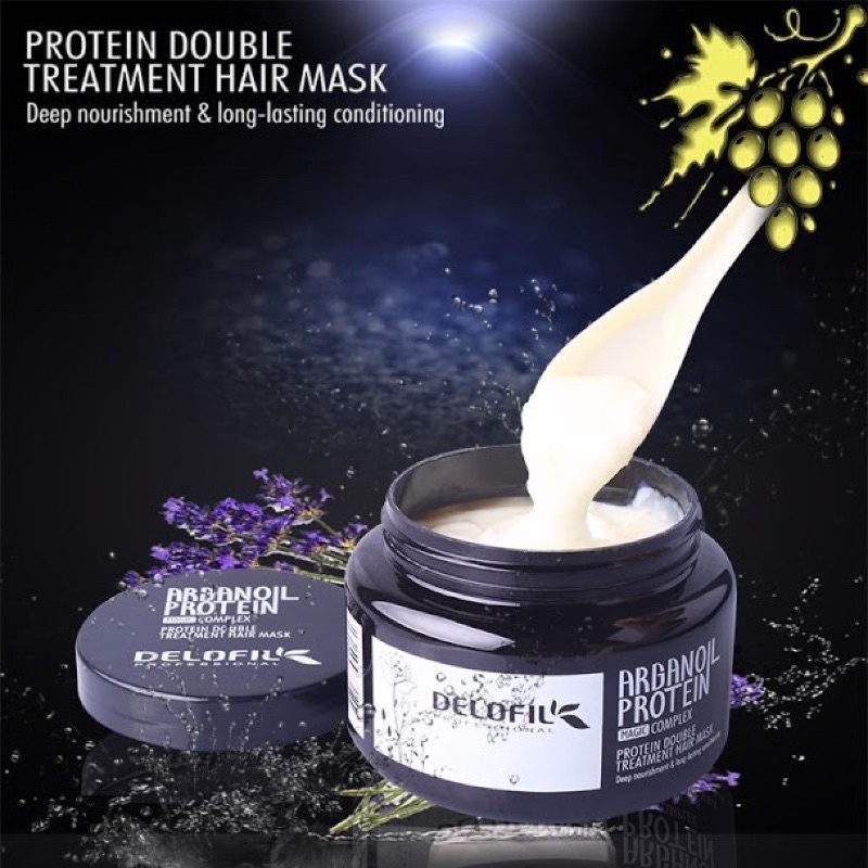 Hấp Phục Hồi Chuyên Sâu Delofil Arganoil Protein 500ML