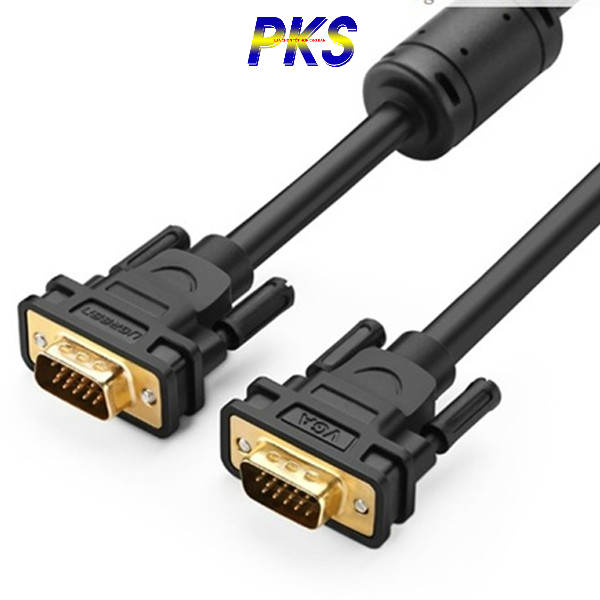 Cáp VGA 15M hỗ trợ full HD Ugreen 11634 mạ vàng cao cấp