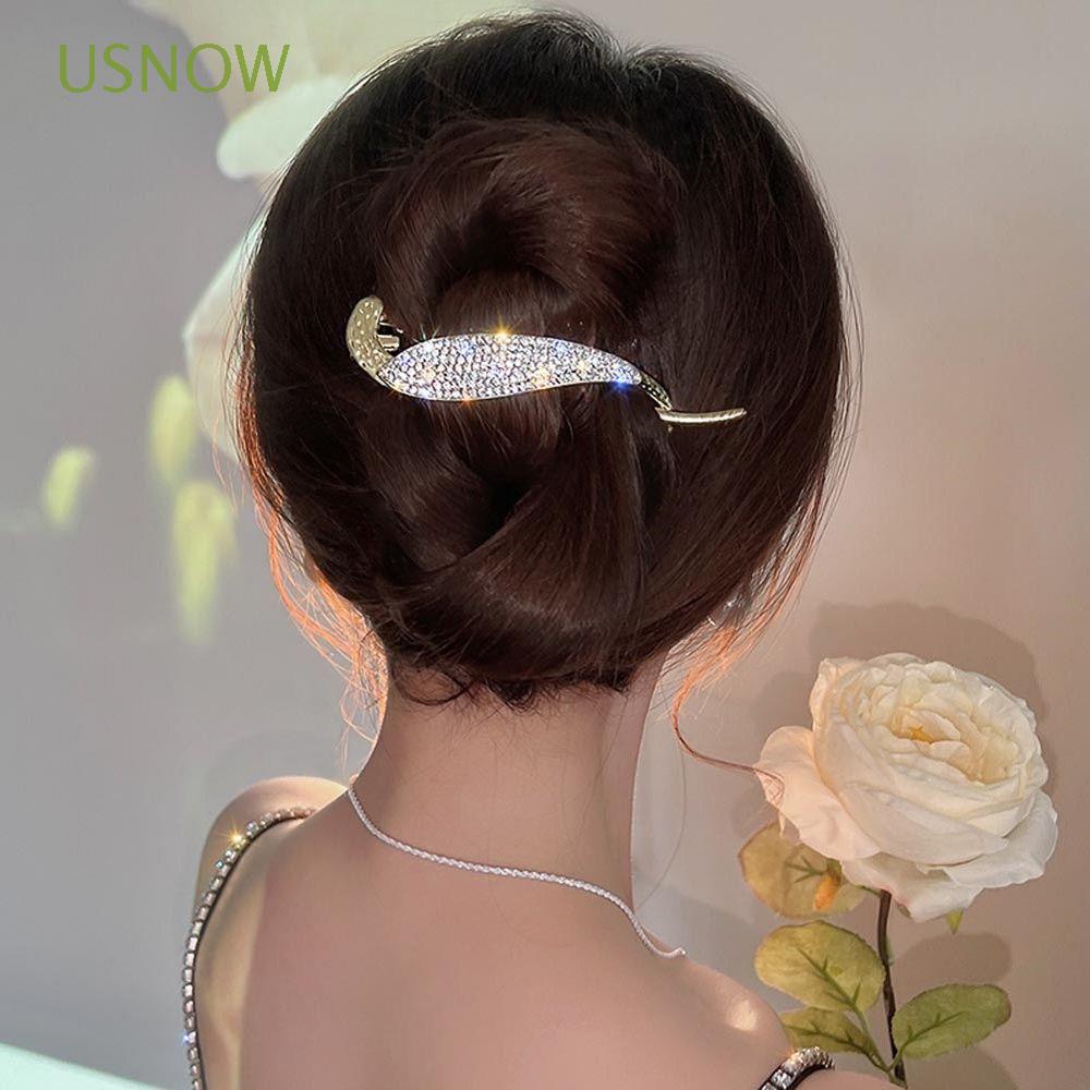 Kẹp Tóc Họa Tiết Hình Học Phong Cách Vintage Cho Nữ