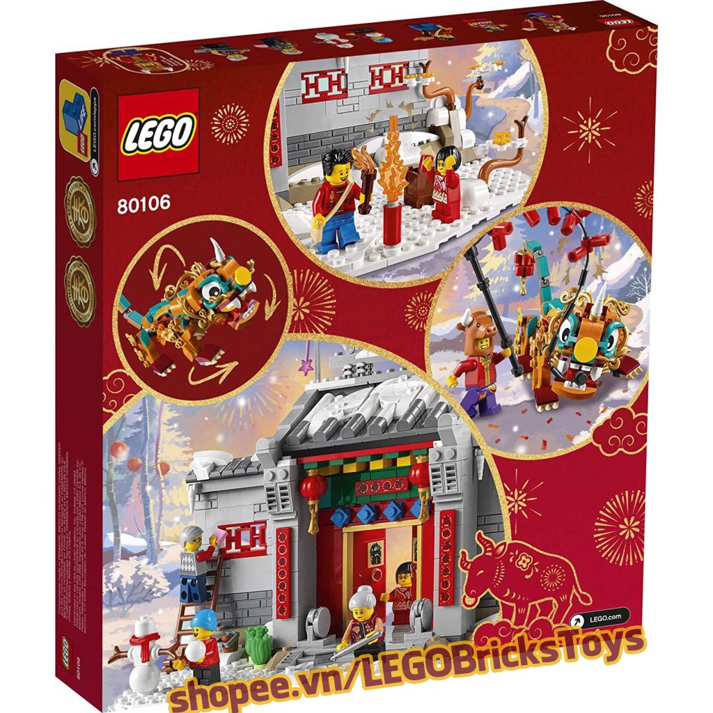 LEGO 80106 Sự Tích Niên Thú (Tết 2021) - Story of Nian