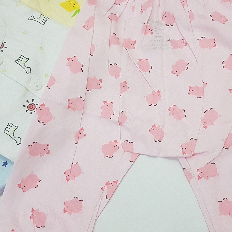 Bộ Quần Áo Dài Tay Cotton In Họa Tiết Cho Bé Carter