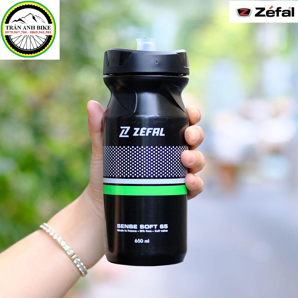 Bình nước xe đạp Zefal Sense Soft 650ml