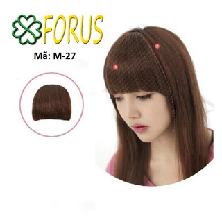 Tóc giả mái dầy ngang m27 💖freeship💖 tóc mái giả, mái tóc giả, tóc giả nữ sỉ 28k