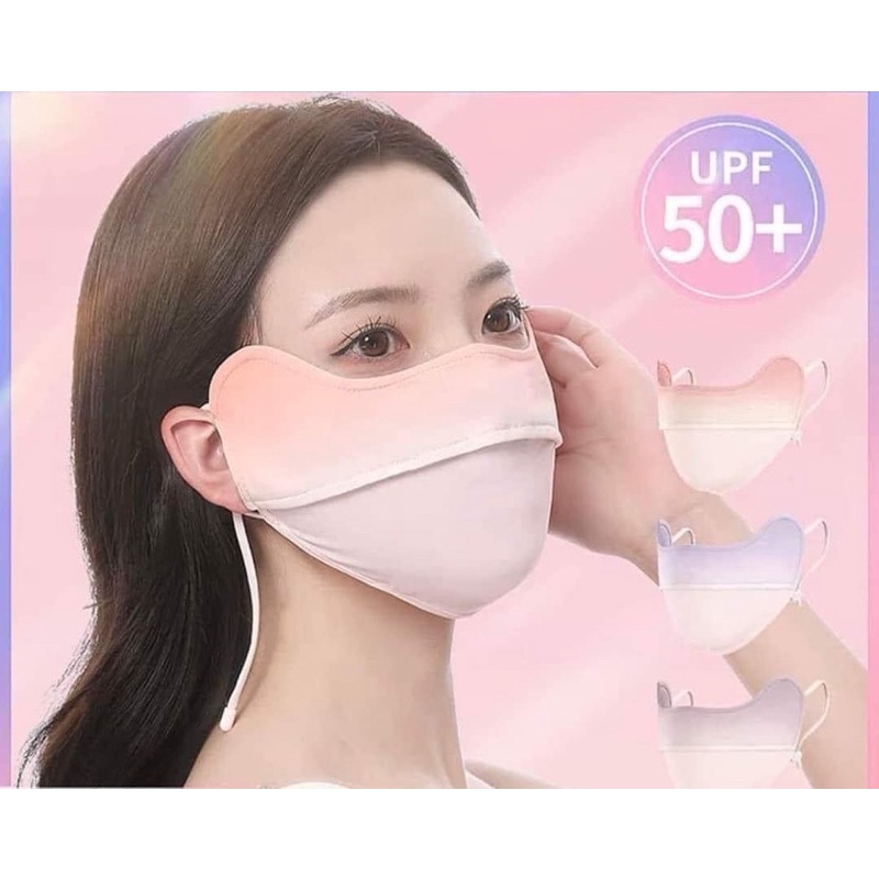 SET 5 KHẨU TRANG CHỐNG UV BẢN OMBRE CHO GÒ MÁ CAO CHỐNG NÁM MỚI
