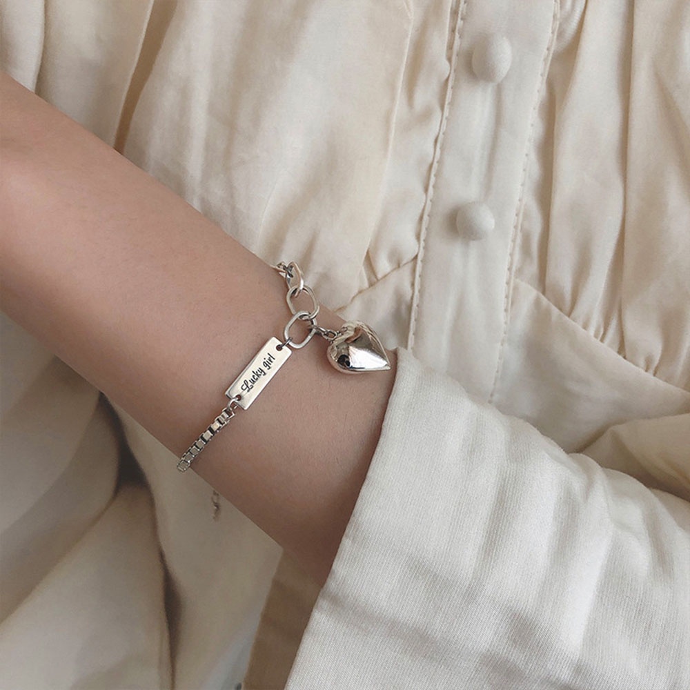 Lắc Chân Mặt Hình Trái Tim Phong Cách Retro Thời Trang Cho NữYanqueens Quà tặng trang sức