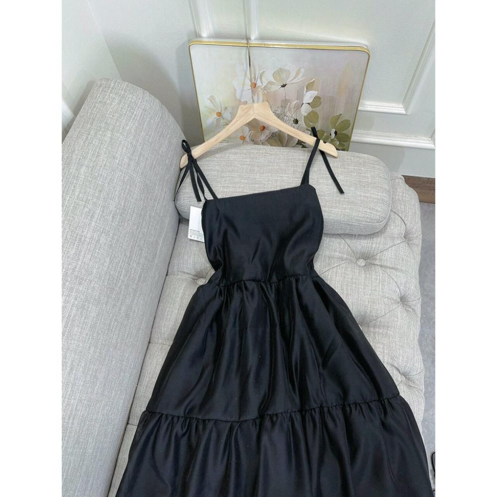 Váy Nữ , Đầm Maxi Hai Dây Chât Đũi Tơ Hai Lớp Siêu Xinh | BigBuy360 - bigbuy360.vn