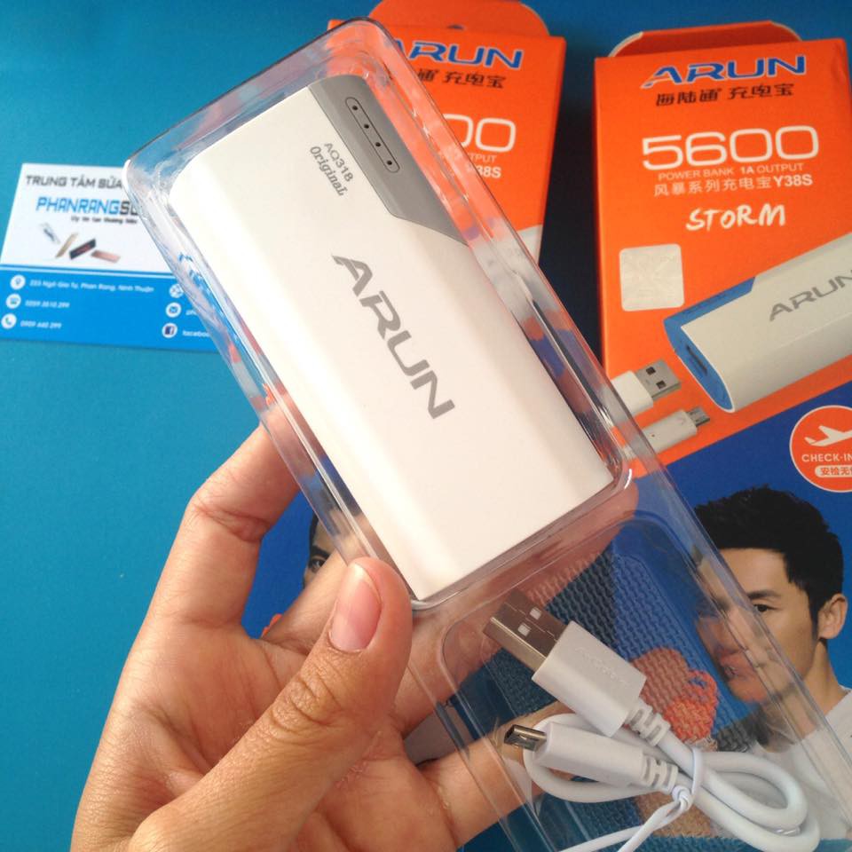 [SIÊU RẺ] PIN SẠC DỰ PHÒNG ARUN 5600 mAh