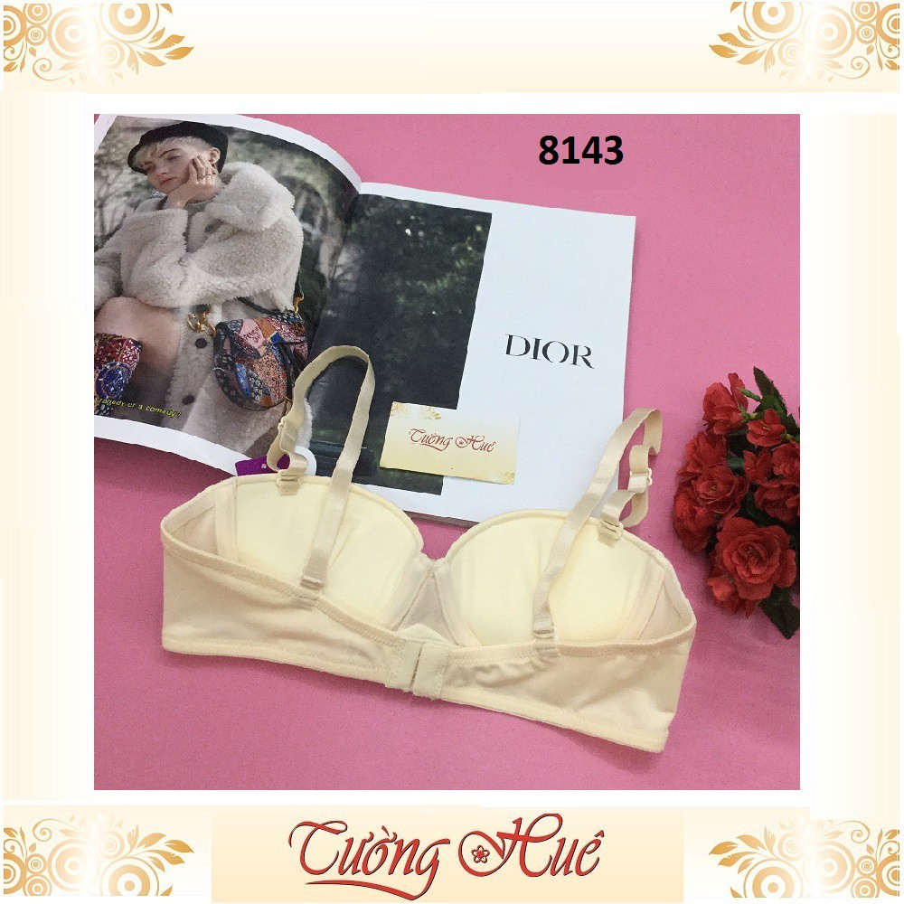 Áo lót nữ annie Bra 8143 dầy nâng cúp ngang trơn.