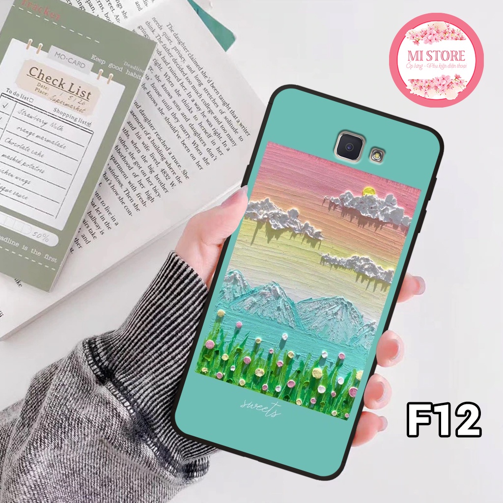 Ốp lưng điện thoại SAMSUNG J5 PRIME/ J7 PRIME/ J4 PRIME/ J4 PLUS/ J4 CORE in hình hoa màu sáp vintage, xinh xắn