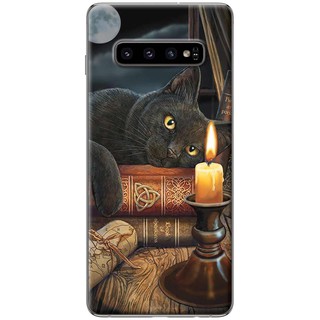 Ốp lưng Samsung Galaxy S10, S10e, S10 Plus in hình Mèo ánh nến