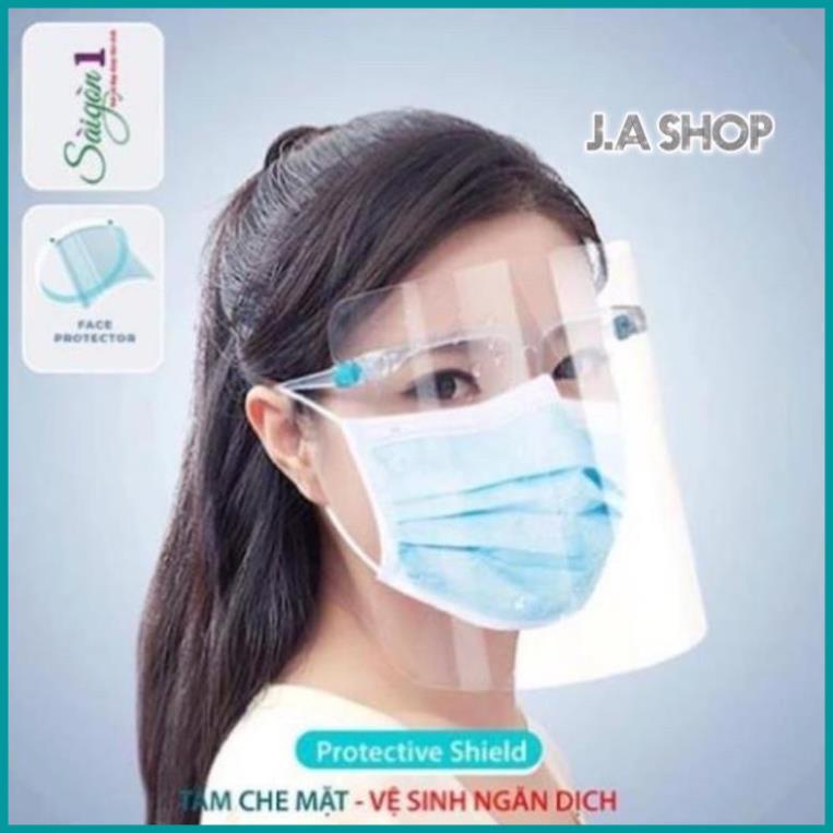 Kính Chống Giọt Bắn /Chống Bụi Phòng Dịch FACE SHIELD Che Hết Mặt Hàng Nhựa Dẻo