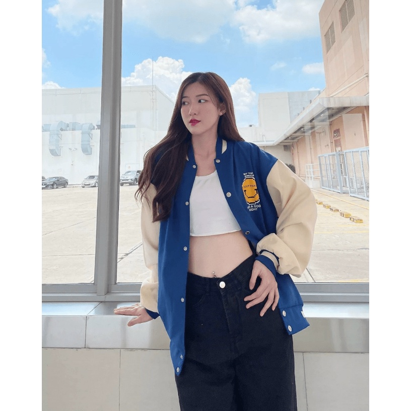 (FREE SHIP) ÁO KHOÁC NỮ DA LỘN HỌA TIẾT NGỘ NGHĨNH XINH LUNG LINH ĐA SẮC MÀU TK 2022