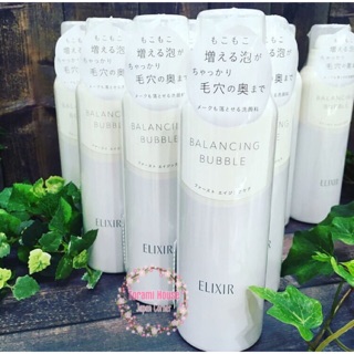 Sữa rửa mặt Shiseido Balancing Bubble Elixir 165g (made in Japan)