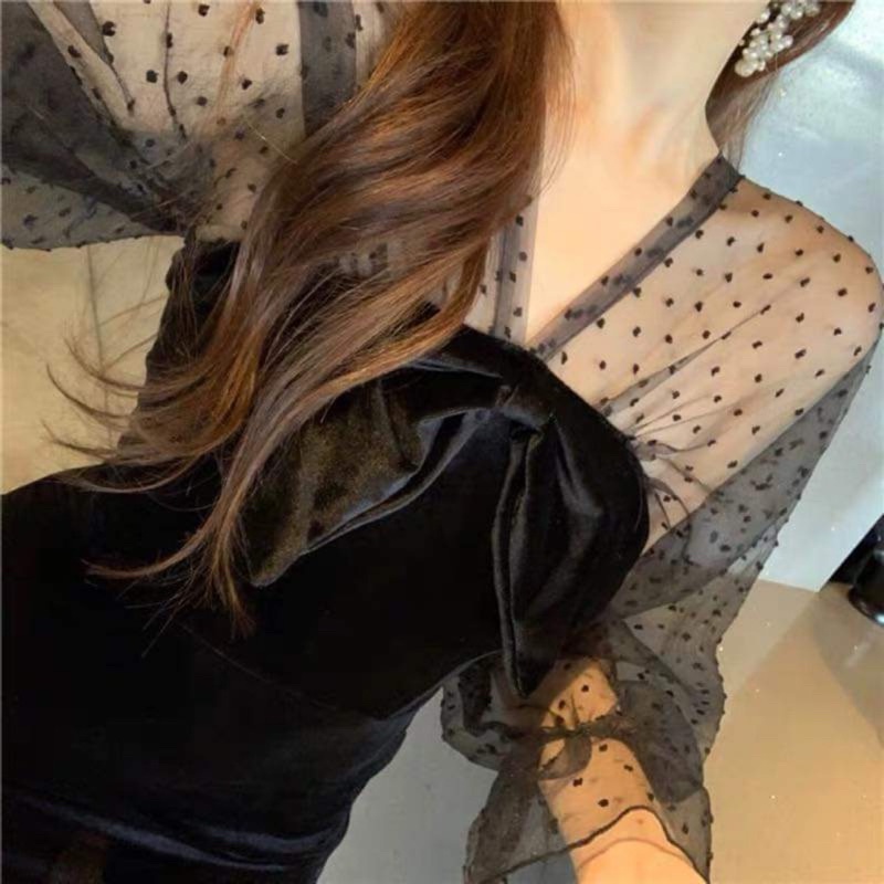 ❌❌ĐẦM NHUNG NƠ NGỰC PHỐI TAY LƯỚI