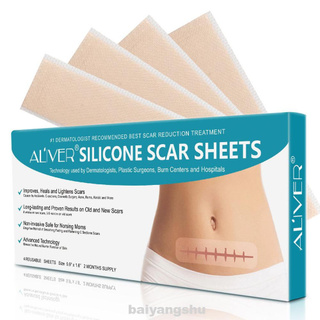 [Hàng mới về] Hộp miếng dán silicone mềm siêu mỏng chữa lành sẹo bỏng chăm sóc sức khỏe