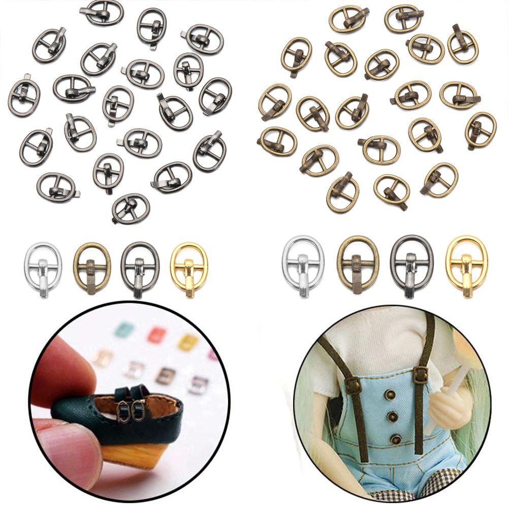 Set 20 Khóa Ba Cạnh Mini Siêu Nhỏ Chất Lượng Cao 4 Màu Tùy Chọn Cho Búp Bê Orentlii