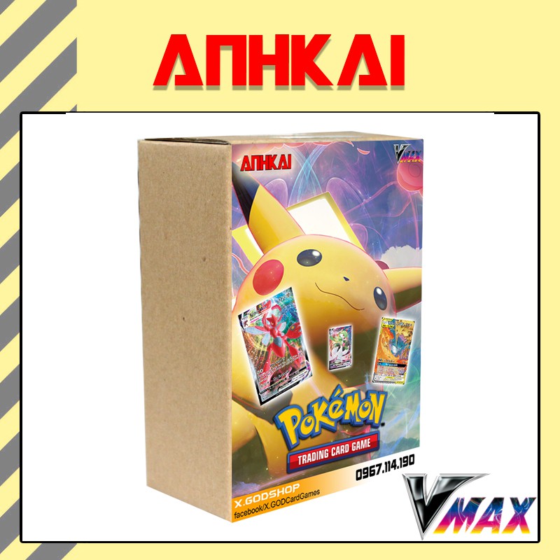 Bài Pokemon ❤️AnhKAI❤️ Hộp bài Pokemon 250up 51 lá chọn lọc trên 250HP