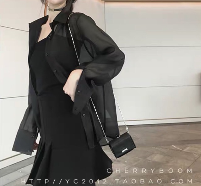 ÁO SƠMI VOAN PHOM RỘNG MỚI SIÊU HÓT