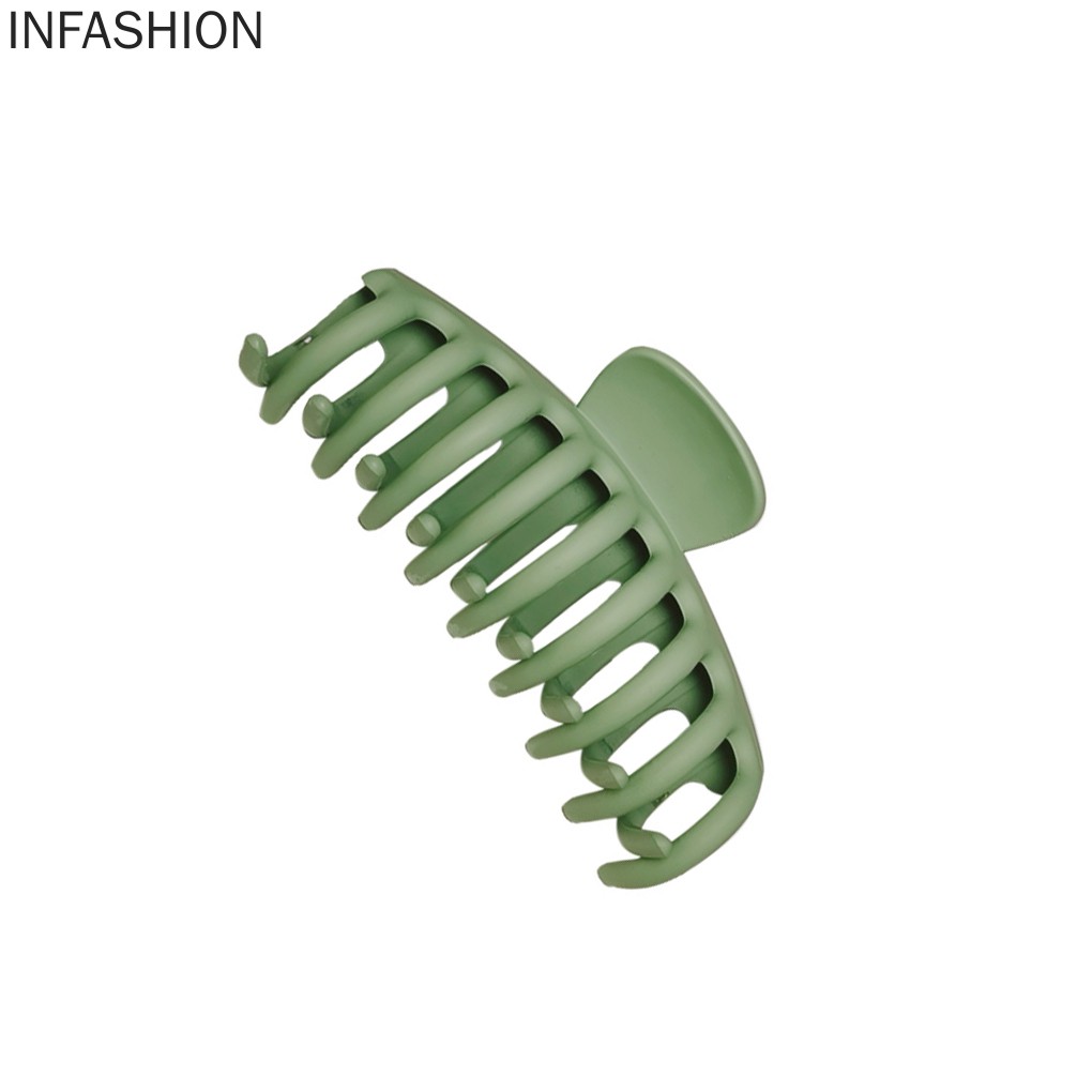 Kẹp tóc cỡ lớn chống trượt bằng nhựa tùy chọn màu sắc