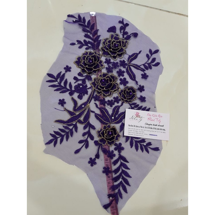 tấm chỉ thêu mềm mại 32cm