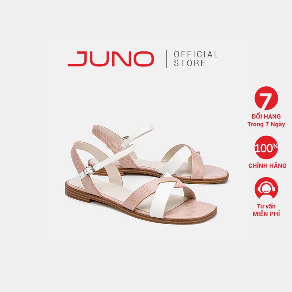 Giày Sandal Nữ Thời Trang JUNO Bệt Quai Chéo SD01110