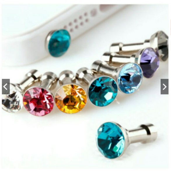 Nút bịt bảo vệ lỗ tai nghe đính đá