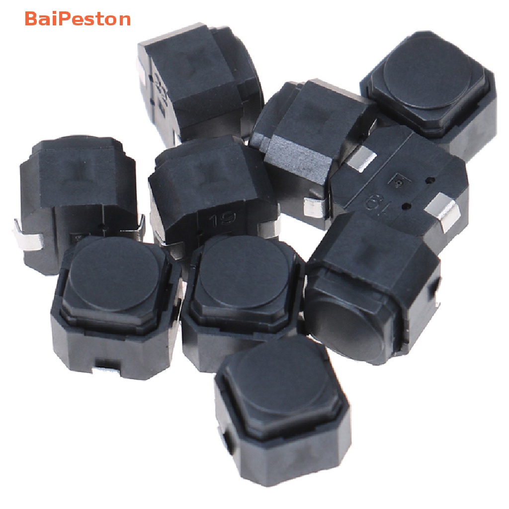 Set 10 Công Tắc Cảm Ứng 6 * 6 * 5mm Bằng Silicon Không Ồn